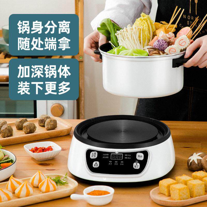 110V出口小家电火锅多功能家用分体式学生宿舍蒸煮锅电热煮锅