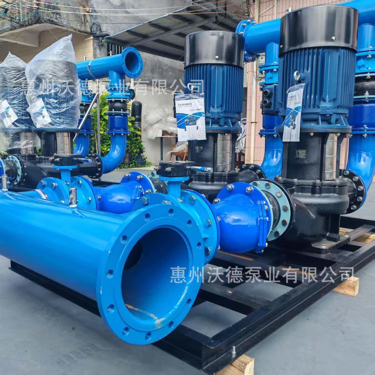 广东1200立方大流量循环泵空调冷却塔管道冷冻水增压泵