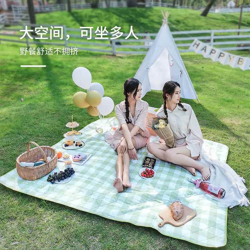 新款直销野餐垫春游防潮垫子户外郊游野外炊加厚防水布便携用品网