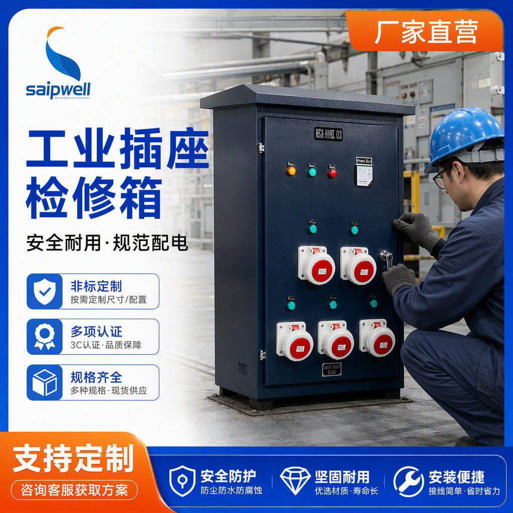 斯普威尔配电箱户外防水IP66室外成套金属配电箱满焊防水控制箱