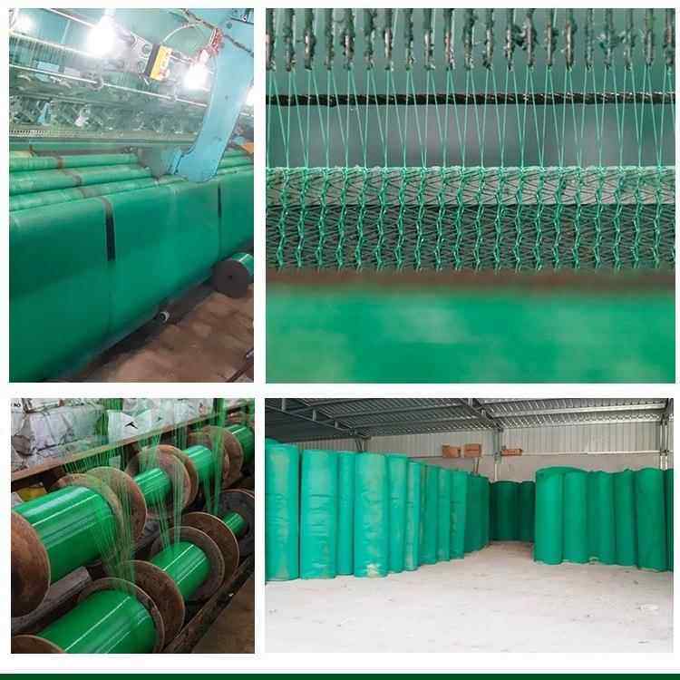 密目网阻燃护建筑网MCM工地安外架防落尘工程防坠脚手架防网绿色