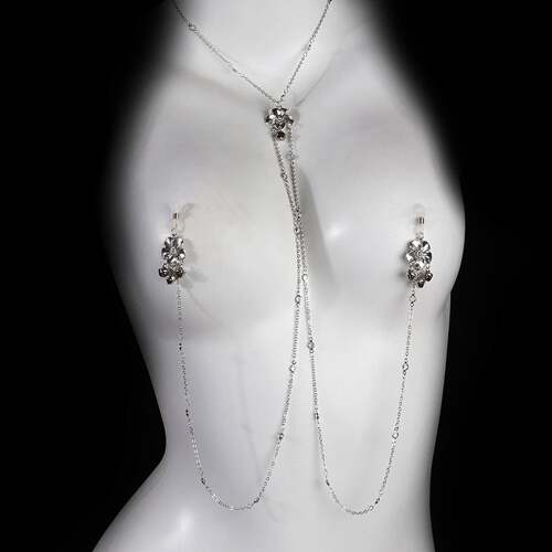 Supplies: Flower collar, integrated breast clip chain,