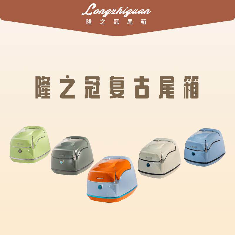 适用龙嘉&middot;维多利亚踏板车后尾箱 标致姜戈电动车边箱 大龟王后备