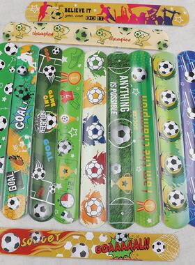 12pcs Cartoon Football Slap Bracelets Wristband Toys for Kid