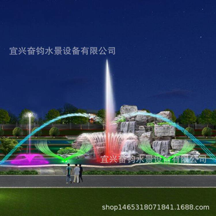 厂家承接程控喷泉喷头工程室内旱式广场公园花园水景设备波光泉
