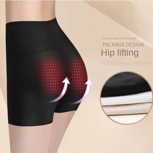 Women High Waist Panties Safety Short Pants Anti Exposure Un