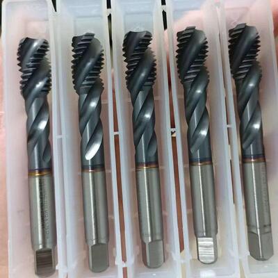 GUHRING钴领HSS-E1914机用丝锥合金涂层中心出水丝锥公制螺旋丝锥