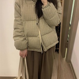 2023年冬季棉服外套女小个子复古加厚羽绒面包服宽松棉衣棉袄