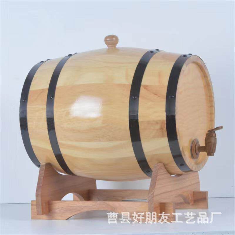 现货红酒橡木桶酒吧餐饮木酒桶装饰摆件木桶木质烧烤店自助啤酒桶