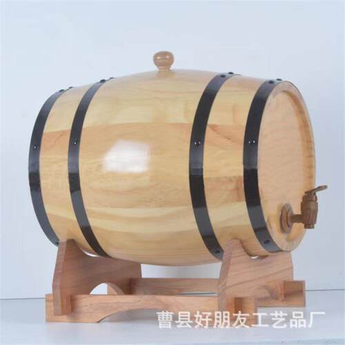 现货红酒橡木桶酒吧餐饮木酒桶装饰摆件木桶木质烧烤店自助啤酒桶