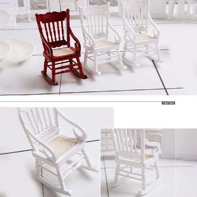 1/12 Dollhouse Bedroom Furniture Dollhouse Miniature Chair