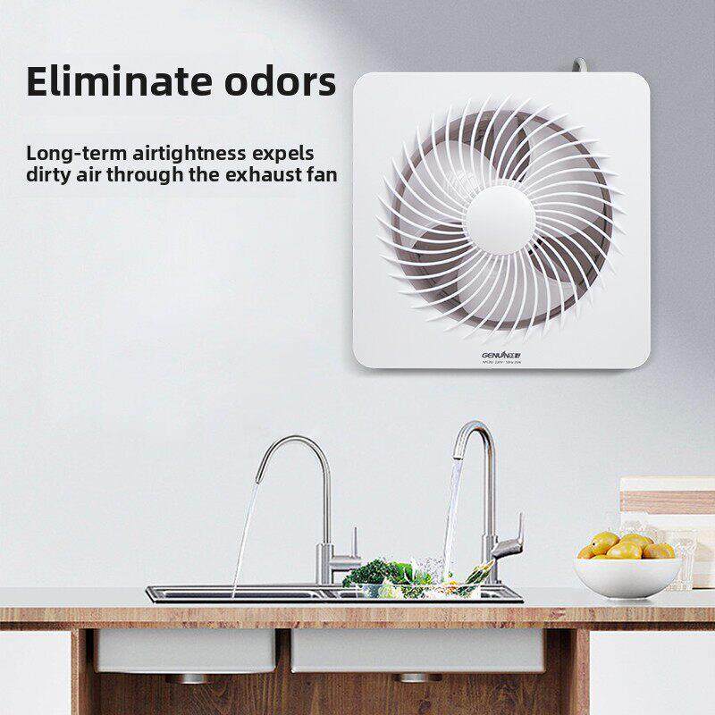 正野排气扇8寸圆形卫生间静音橱窗厨房墙壁玻璃强力抽风机APC20J