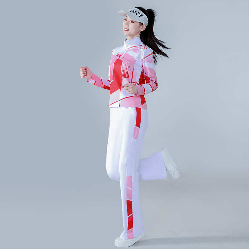 操广场运动立领佳木斯舞新款鬼步跳体健身操舞团服装套装2023秋冬