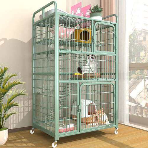 阳台养猫神器猫笼子超大自由空间猫笼别墅三层家用猫屋猫房子猫窝