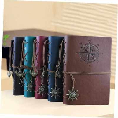 Leather Journal Notebook Cover Diary A6 Unlined Blank Paper