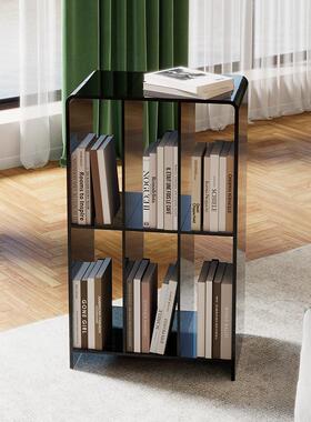 意式小240116简约书架沙发客厅透明书柜桌边几家用轻奢户型极简床