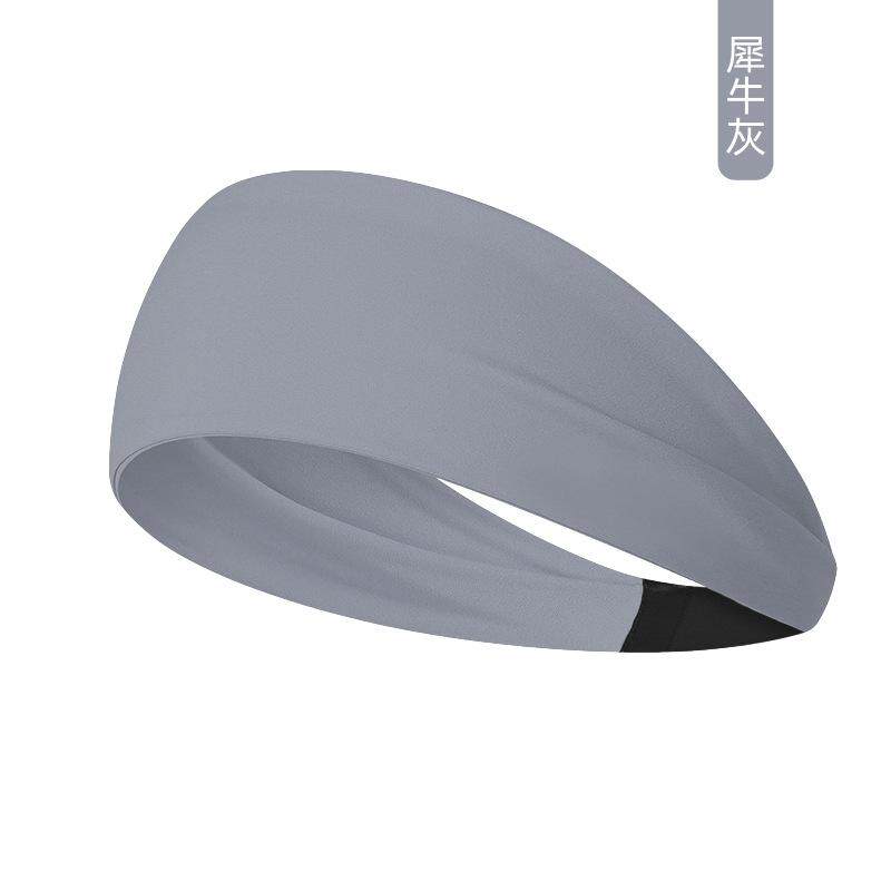 短发瑜伽发带纯色运动吸汗女跑步束发带外戴月子保暖头巾头带发饰图片