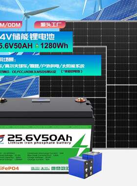 24V50Ah100Ah房车电池12V铅改锂系列锂电替代铅酸智能储能