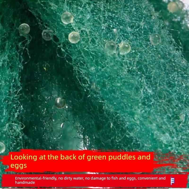 美背鲱鱼卵泡棉产卵棉鱼蛋纯手工收集浮挂蛋工艺品专用采蛋器