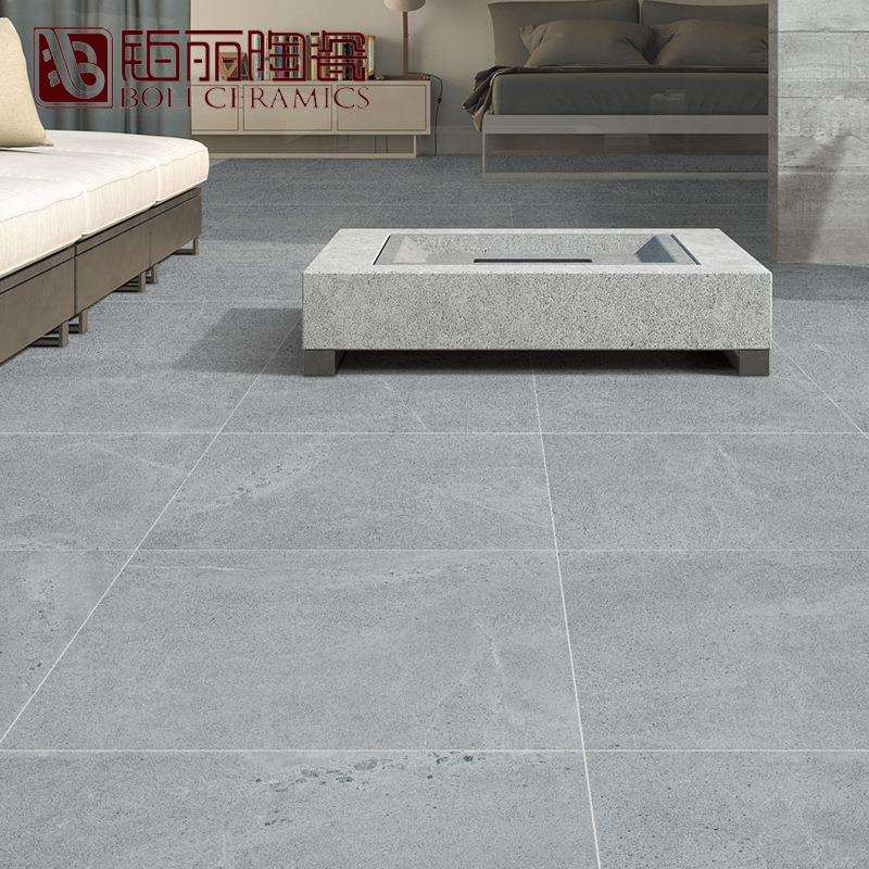防滑耐磨砂岩砖600*600客厅卧室书房地砖复古水泥砖阳台露台瓷砖