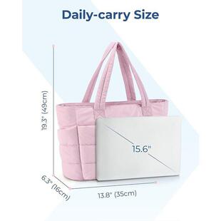 fashionable bag pleated capacity luggage large Cotton