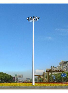 LED高杆灯停车场球场灯15米20米25米中杆投光灯广场可升降路灯杆