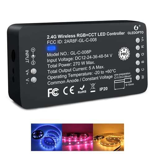ZigBee3.0灯带APP RF遥控控制智能家居组网调光器灯带控制RGB+CCT