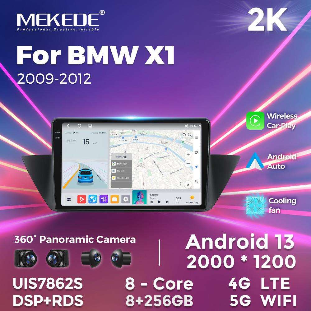 适用于09-12款宝马X1BMWX1E84中控大屏安卓安卓导航仪汽车导航