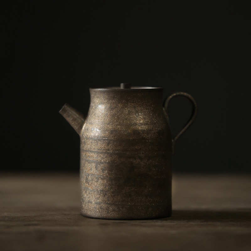 茶壶粗陶中式正把小茶壶功夫茶具个性小号单壶陶瓷过滤泡茶壶茶道