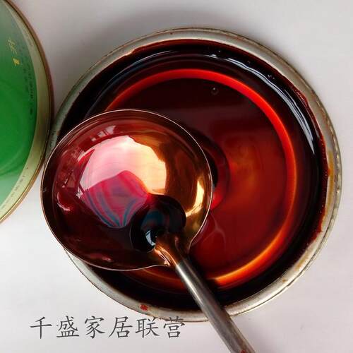 腰果家具漆天然腰果合成大漆油漆透明金黄红木颜色漆艺漆画料