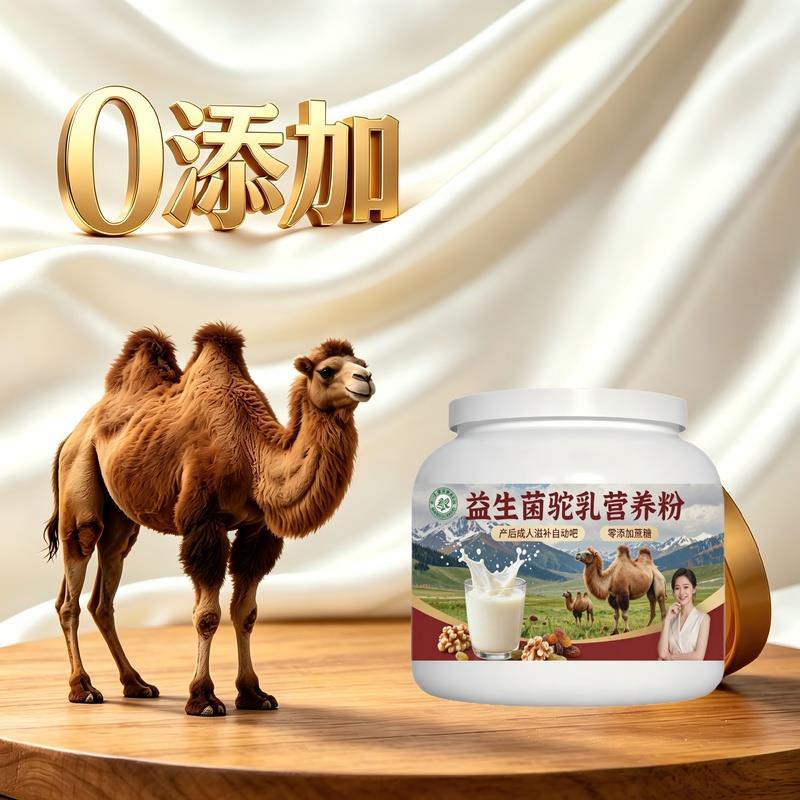 日常营养益生菌驼乳粉早餐冲饮高钙补钙驼乳粉丰草牧场官方店初乳