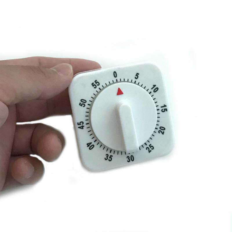 现货 厨房小方摆定时器 60分钟计时器 提醒器 机械定时器 70g