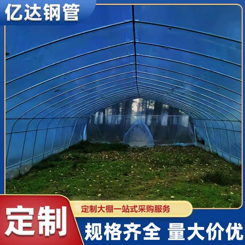 大棚钢管骨架蔬菜大棚专用户外大雨棚定制镀锌大棚骨架定制厂家
