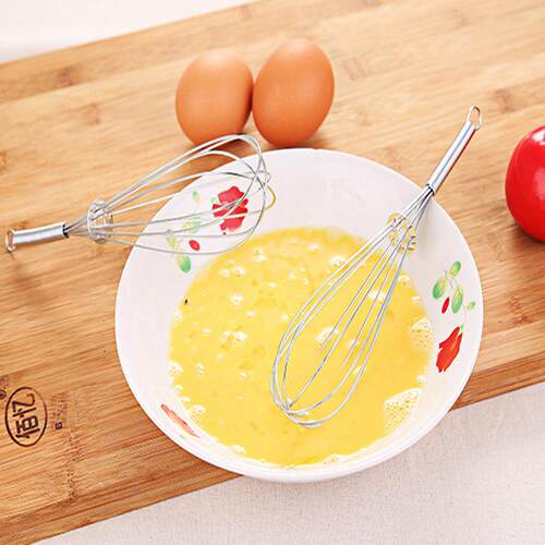 Stainless Steel Manual Egg Beater, Kitchen Manual Egg Whisk,