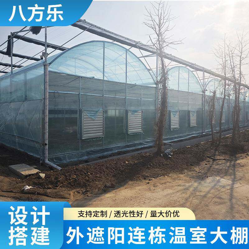 栋大棚外遮阳膜大棚架拱杆养植薄ZGA种植农业支温室大棚连骨架