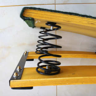 S型弹簧助跳板体操弹性跳板 木质训练加厚踏板训练比赛起跳板