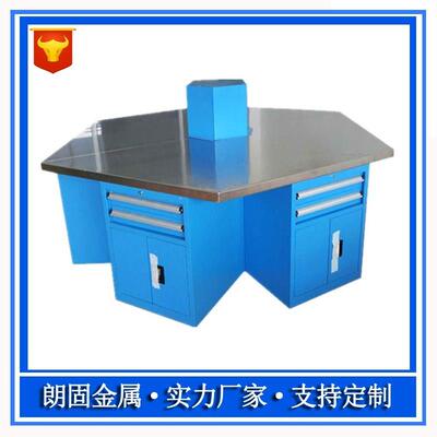 固厂家学生实TTLG-GZT室六训边作台六角钳工台重型工操作台多工位