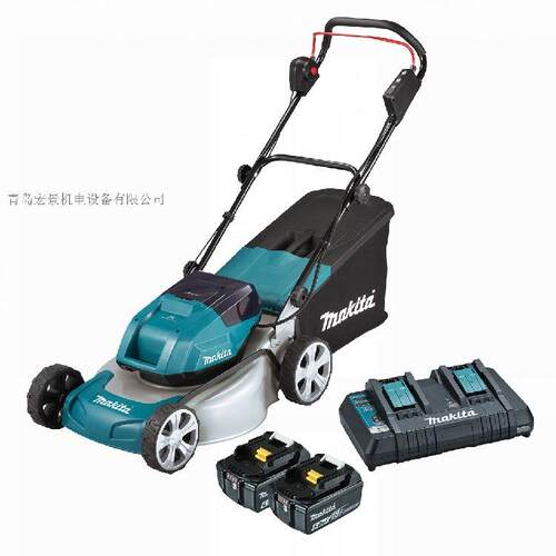 牧田充电式草坪修剪机DLM460Z/PT2锂电手推式除草机18V割草机