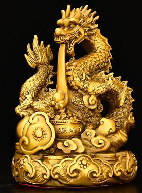 黄铜十二生肖装饰品摆件鼠牛虎兔龙马蛇羊猴鸡狗猪黄铜全套生肖