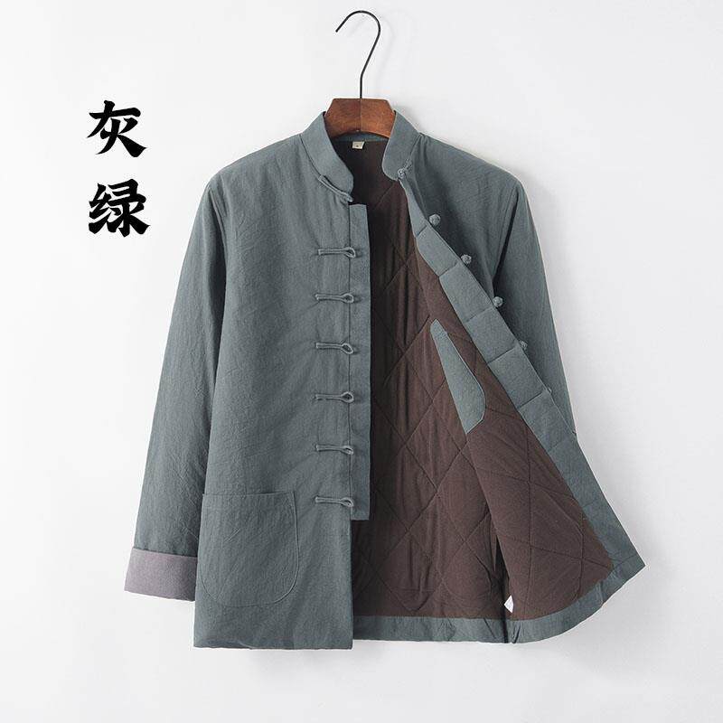 正品冬季男唐装棉袄中国风棉盘扣套宽外棉松复古棉服保衣暖汉服夹
