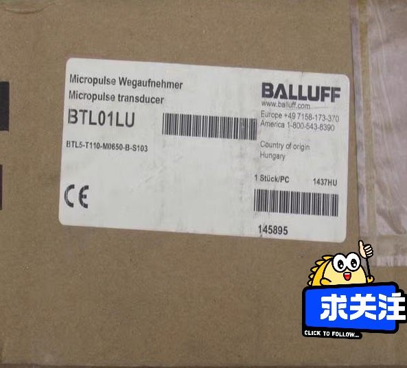 全新BALLUFF位移传感器