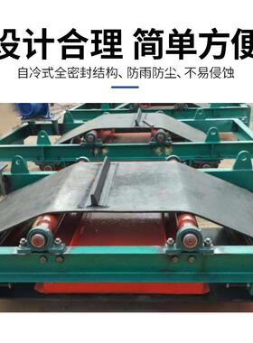 IXM输送带悬挂式自卸除铁器矿山永磁磁除铁器器吸铁强磁强大吸电