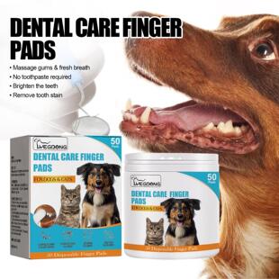 Yegbong Cleaning For Pet Tooth Sleeves Cat and Dog Finger