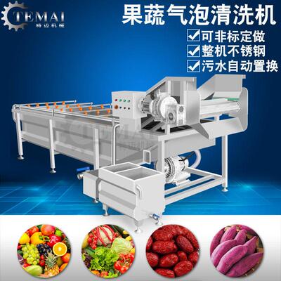 工厂销售QPJ-400型洗机 大青叶喷淋气泡清洗机 牡荆叶清洗设备