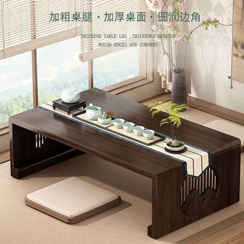 可折叠仿古飘窗小桌榻榻米茶桌茶台炕桌炕几中式矮桌子坐地小茶几