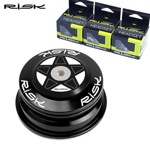 RISK山地车44-55/56mm椎管碗组直管转换28.6直管前叉培林轴承腕组