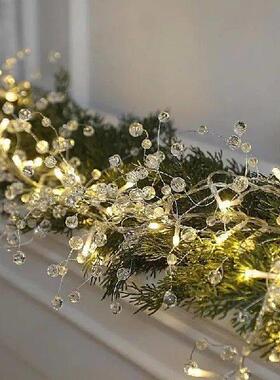 Crystal Garland Strands 3.6 Ft Pearls String Wedding