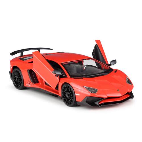 比美高1:24Aventador LP750-4 SV跑车仿真合金汽车模型成品