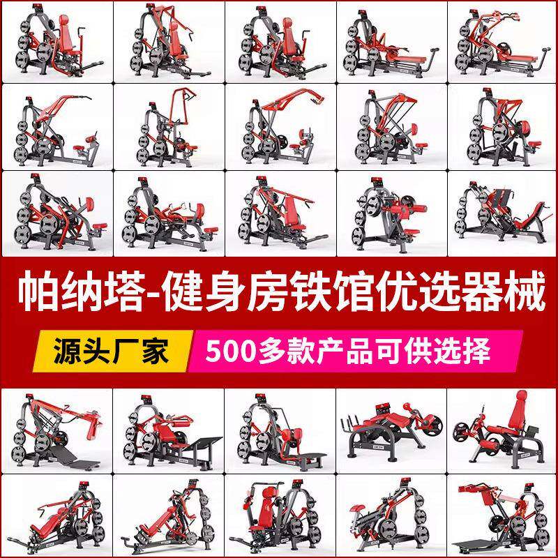 帕纳塔健身器材深蹲拉背推胸举肩训练器髋外展划船机铁馆器械全套