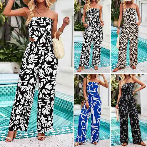 Women's Bohemian Cotton Printed Pants Set